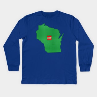 WI Home. Kids Long Sleeve T-Shirt